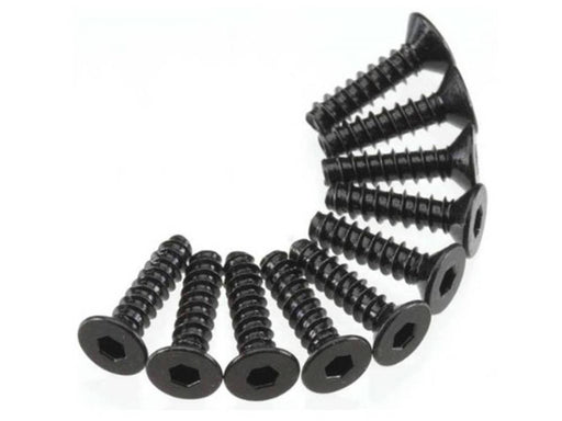 zAXIAL AXA468 - M3x18mm Hex Socket Tapping Flat Head (Black) (10pcs) (10908395783)