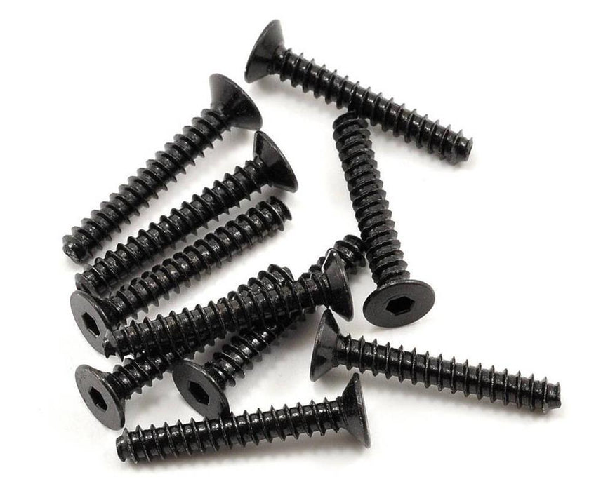 zAXIAL AXA469 - M3x20mm Hex Socket Tapping Flat Head (Black) (10pcs) (10908395975)