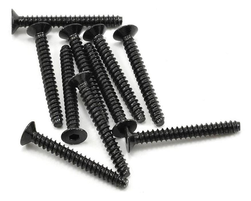 zAXIAL AXA470 - M3x25mm Hex Socket Tapping Flat Head (Black) (10pcs) (10908396103)