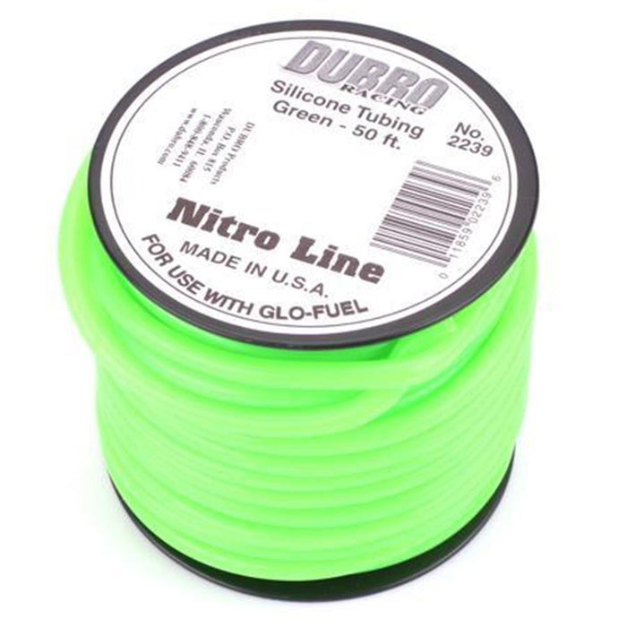 Dubro 2239 SILICONE TUBING NITRO GREEN 1M (10908691207)