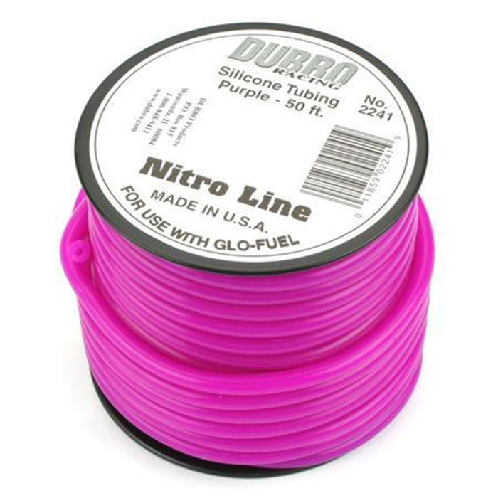 Dubro 2241 SILICONE TUBING NITRO PURPLE 1M (10908691719)