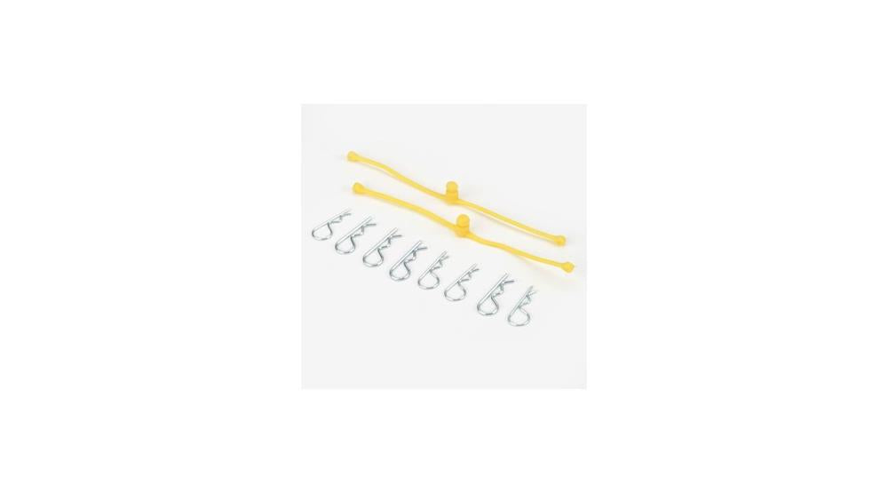 Dubro 2247 Body Klip Retainers Yellow (2) (10908692679)