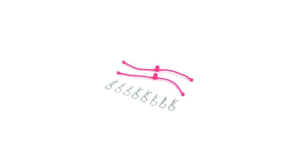 Dubro 2251 Body Klip Retainers Pink (2)