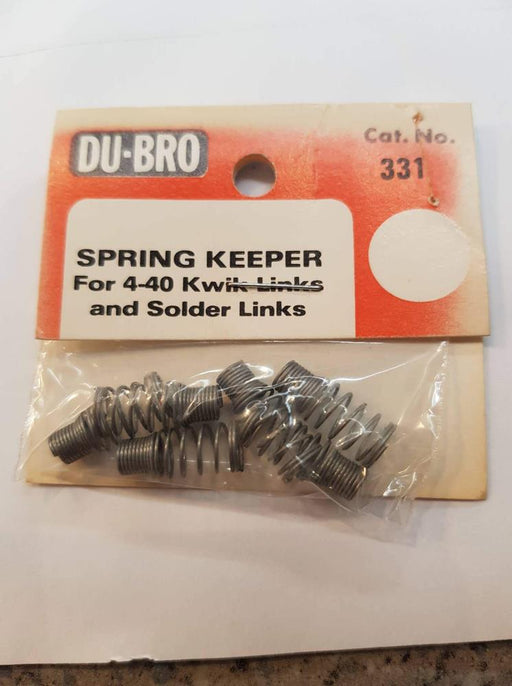 Dubro 331 (DISC) Spring Keepers 4-40 Kwik (10908747655)