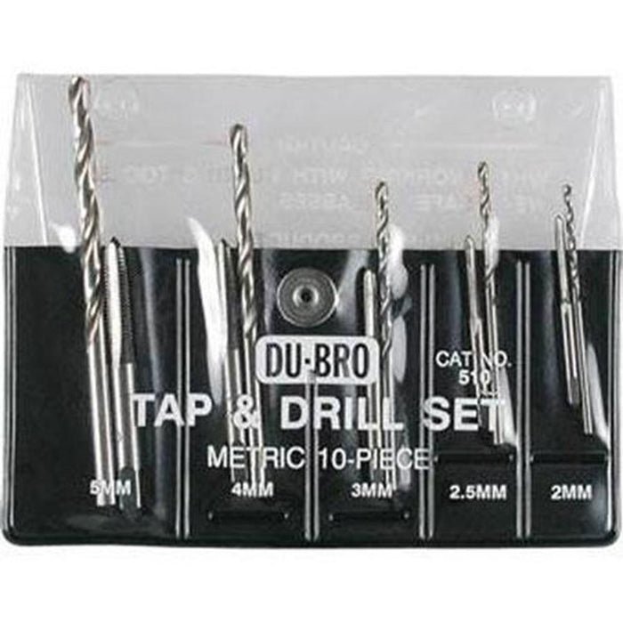 Dubro 510 TAP AND DRILL 10PC METRIC - Hobby City NZ