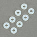 Dubro 635 4-40 Nylon Flat Washers (8/pkg) (10908789255)