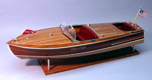 Dumas 1249 1/8 1949 Chris-Craft Racing Runabout - Wooden Boat Kit - Hobby City NZ