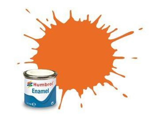 Humbrol 46 ENAMEL MATT ORANGE 14ML (7537491738861)