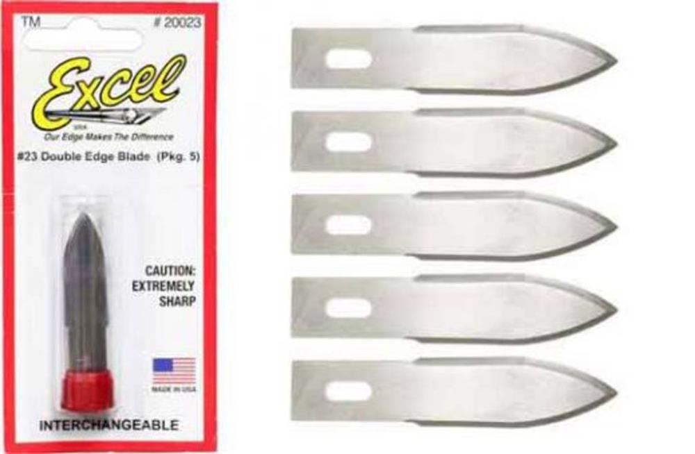 Excel Tools 20023 #2 Doubled Edge Curved B23 PK5 - Hobby City NZ