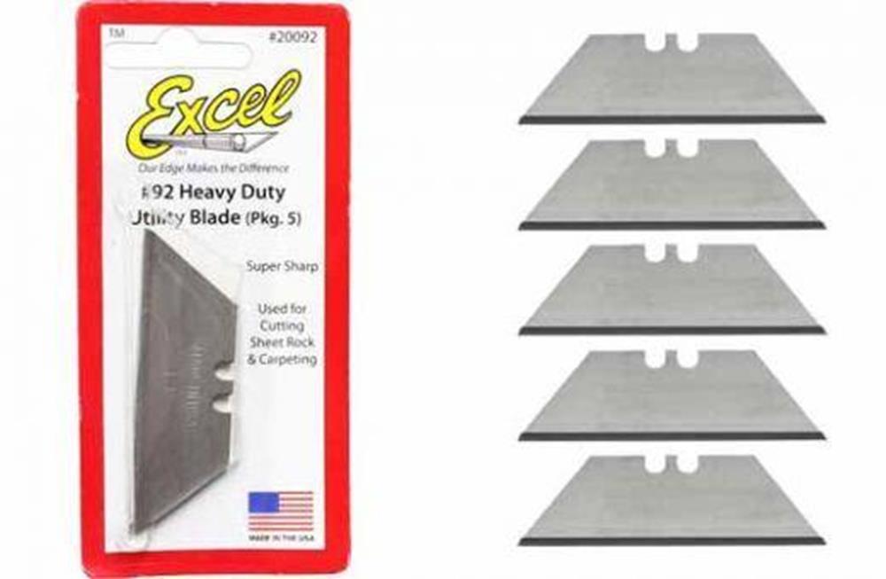 Excel Tools 20092 Stanley type Knife Blades Pk5 (10908993095)