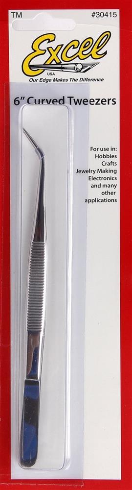 Excel Tools 30415 Tweezer 6 Curved Pointed" (10908999303)