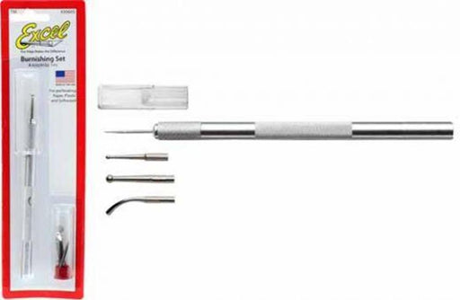 Excel Tools 30605 Burnisher with 4 Assorted Tips - Hobby City NZ (10909001607)