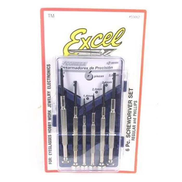 Excel Tools 55662 6pc Jewellers Screwdriver Set (10909021447)