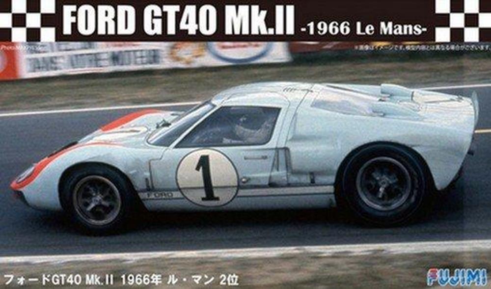 Fujimi 126043 1/24 Ford GT40 #1 Hulme/Miles (8324652499181)