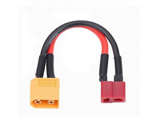 Helios - Charge Cable - XT60(Male) To Deans T(Female) - 120mm(Length) (8689307451629)