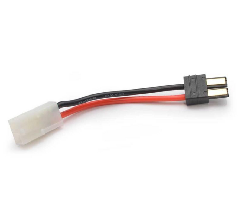 Helios - Adapter Lead / Charge Cable - Traxxas(Male) To Tamiya(Female (Plastic Outer - Tamiya Battery End)) - (Length) (8689307779309)