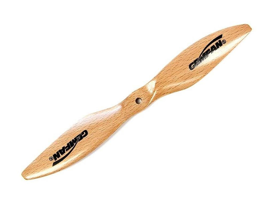 Gemfan GF-P110070GLW NITRO/GAS/EP 11X7 SCIMITAR STYLE WOOD PROPELLER (10833445063)