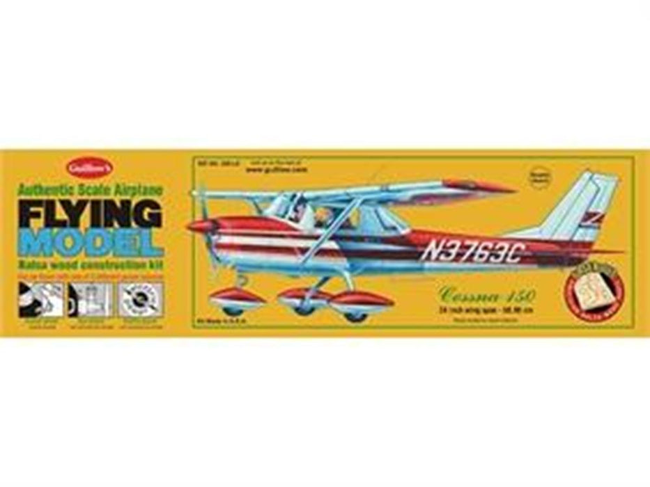 Guillows #309LC 1/16 Cessna 150 - Balsa Flying Kit (8531157713133)