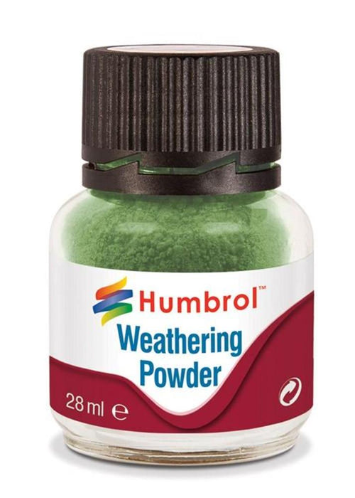 zHumbrol 10005 Weathering Powder 28ml Green - Hobby City NZ