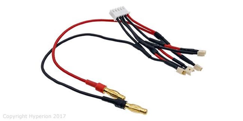 Hyperion HP-CHGBLCL-UM4PS Series Charge & Balancing Cable for 4pcs UM 1S LiPo (4 (7537590632685)