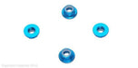 xHyperion HP-NUTLPBL5 5MM FLANGE LOCK NUT SET BLUE (LOW PROFILE) (7537626906861)