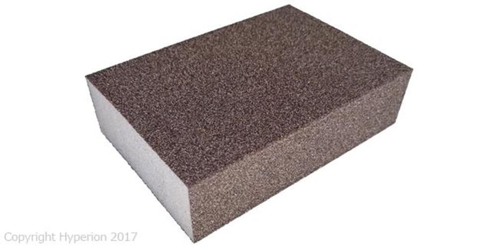 Hyperion HP-TLSANDBLK80 ABRASIVE HAND SANDING FOAM SPONGE BLOCK (80 GRIT) (8324418273517)