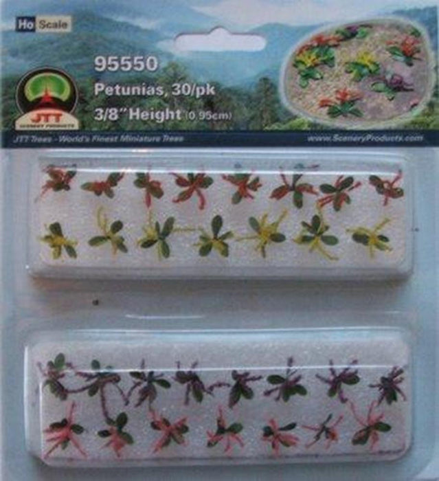 JTT Scenery 95550 10mm Petunias (40) (8324604690669)