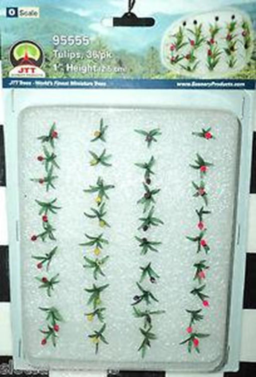 JTT Scenery 95555 19mm Tulips (36) (8324605182189)