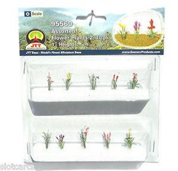 cJTT Scenery 95560 1/50 Asst. Flower Plants 2 (10) - Hobby City NZ