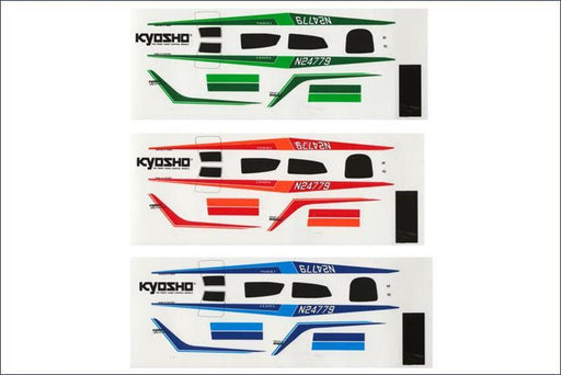 Kyosho 10651-03 Min Plane Ces Decal RedBluGr (8324611637485)