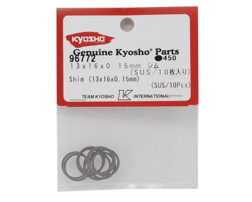 Kyosho 96772 13 x16x0.15 Shims Repl.BS053 - Hobby City NZ (8324613406957)