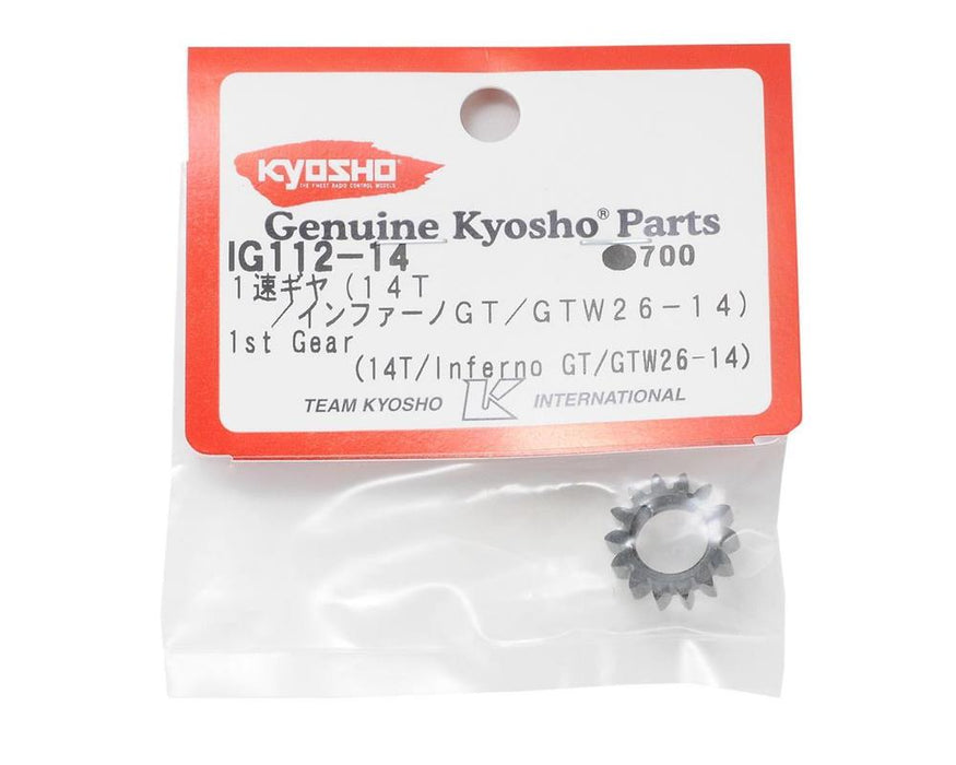 zKyosho IG112-14 PC Pinion 14T (Repl.GTW26-14) (7540469661933)