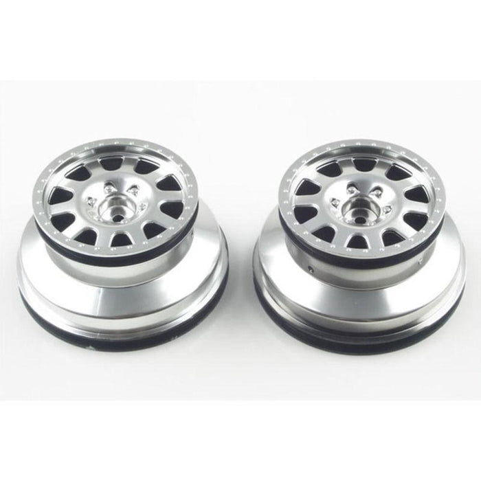 Kyosho UMH601S SC Wheels Silver (2) (7540485062893)