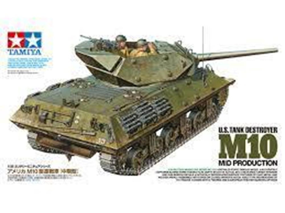 Tamiya 35350 1/35 U.S. Tank Destroyer M10 - Mid Production (8278034415853)