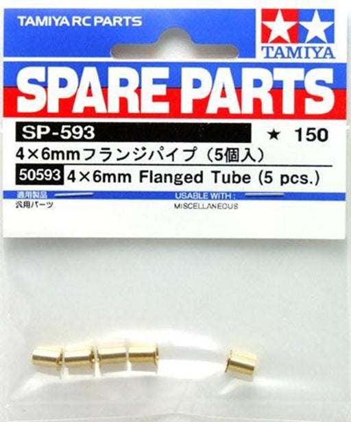 Tamiya 50593 4 X 6MM FLANGED TUBE   ( 5 PCE - Hobby City NZ