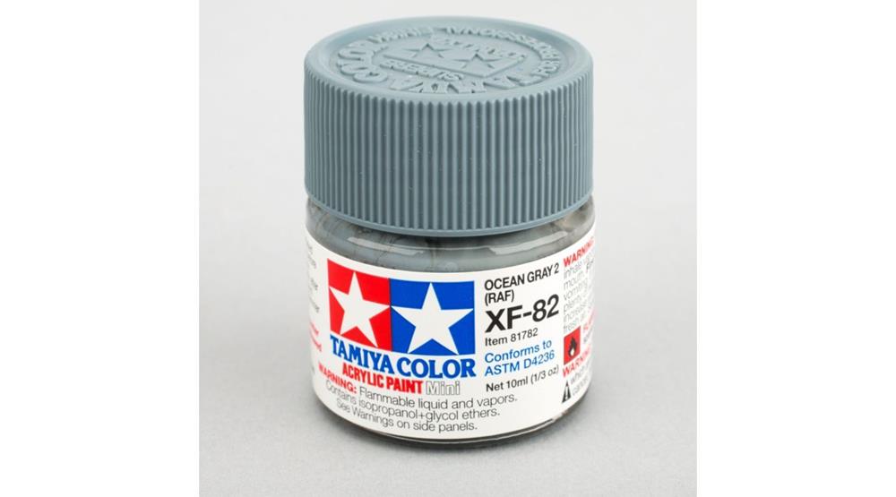 Tamiya 81782 XF-82 Flat Ocean Gray 2 (RAF) Acrylic Mini Pottle 10ml (7540562362605)