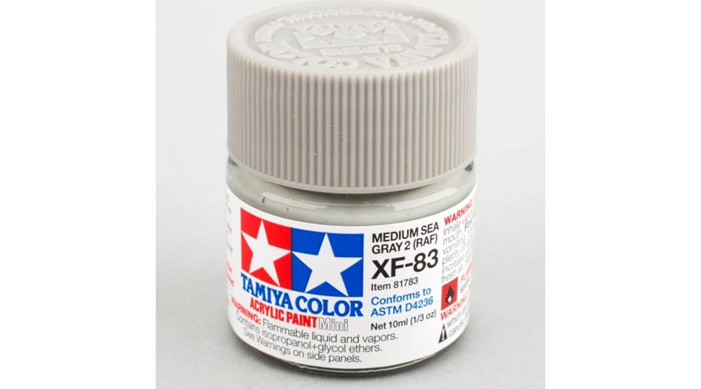 Tamiya 81783 XF-83 Flat Medium Sea Gray 2 (RAF) Acrylic Mini Pottle 10ml (7540562428141)