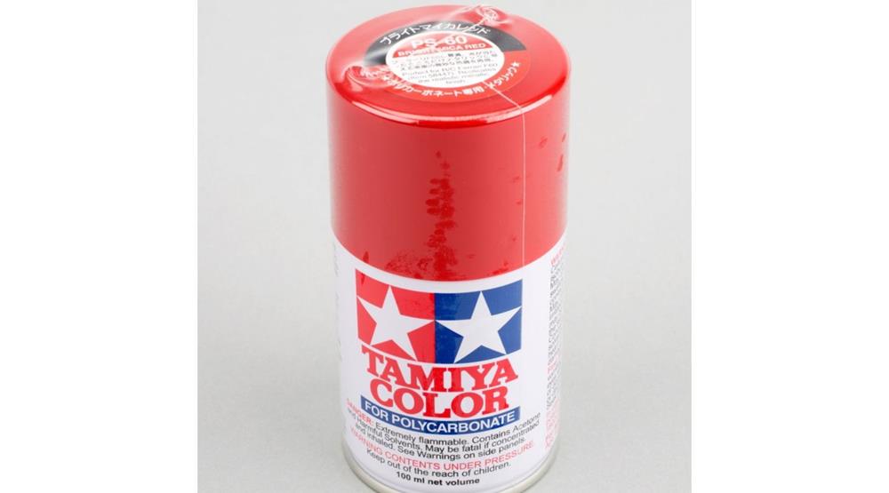 Tamiya 86060 PS-60 Bright Mica Red Polycarb Spray 100ml - Hobby City NZ (7540581564653)