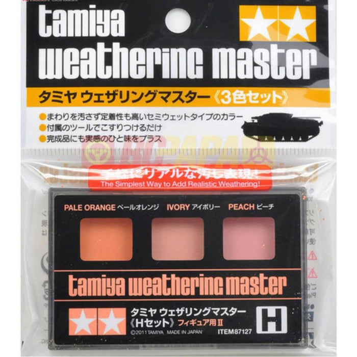 Tamiya 87127 Weathering Master Set H - Pale Orange/Ivory/Light Peach (Figures II) (7540589199597)