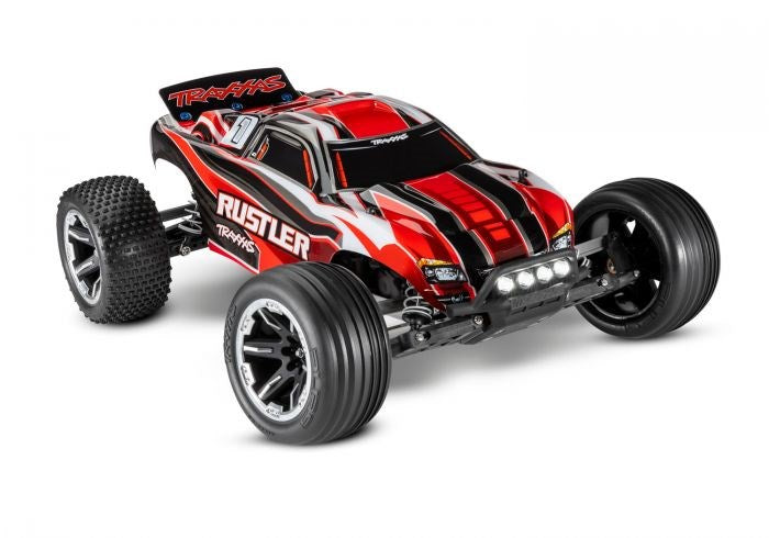 Traxxas 37054-61 - Rustler XL-5: 1/10 2WD RTR Stadium Truck Batt/Chgr (8442711408877)