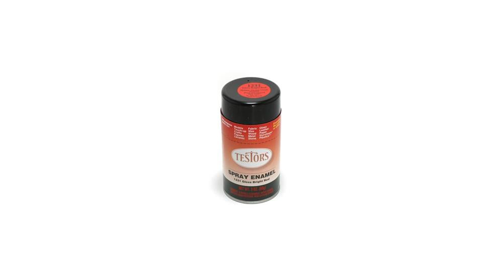 xTestors 1231 Aerosol Enamel: Bright Red (8362941448429)