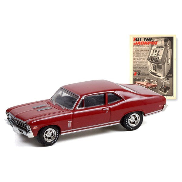 GreenLight 39090-C 1/64 1970 Chevrolet Nova - "Hit The Jackpot. The Hurst Jackpot!" (8868021764333)