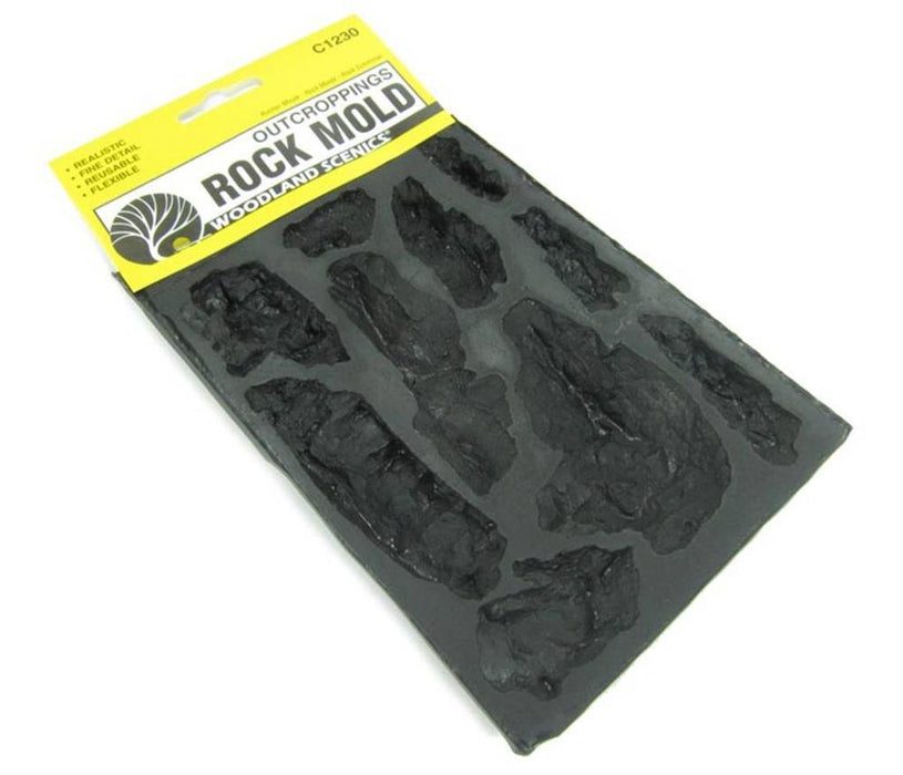 Woodland Scenics C1230 ROCK MOLDS OUTCROPPINGS - Hobby City NZ (8807582662893)