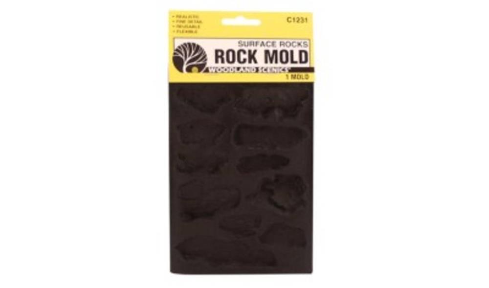 Woodland Scenics C1231 ROCK MOLDS SURFACE ROCKS (8807582793965)