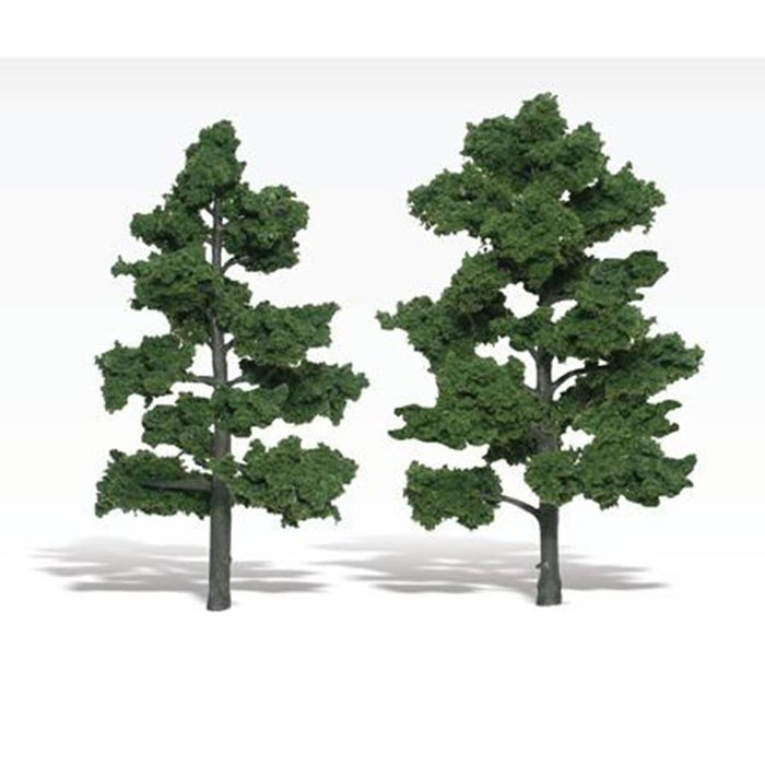 Woodland Scenics TR1516 TREES MEDIUM GREEN 15-17CM 2PCS (8807587250413)