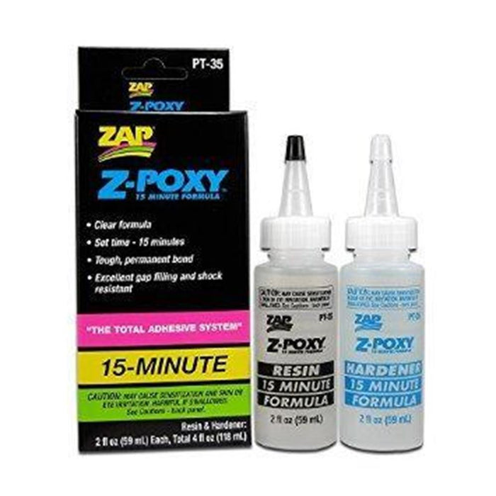 Z-Poxy 15 Minute Glue (118ml) (6) - Hobby City NZ