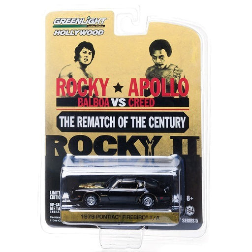 GreenLight 44650-C 1/64 1979 Pontiac Firebird T/A - Rocky II (1979) (8525538361581)