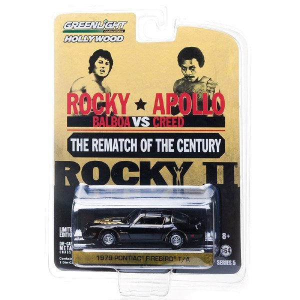 GreenLight 44650-C 1/64 1979 Pontiac Firebird T/A - Rocky II (1979) (8525538361581)