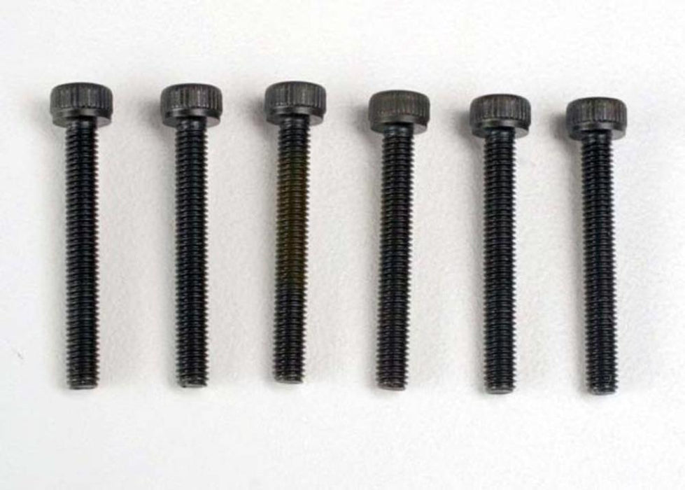 Traxxas 2556 - Header screws 3x23mm cap hex screws (6) (8827584872685)