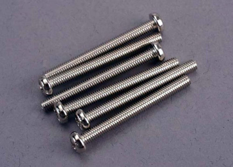 Traxxas 2572 - Screws 3X30Mm Roundhead Machine (6) (8827585888493)